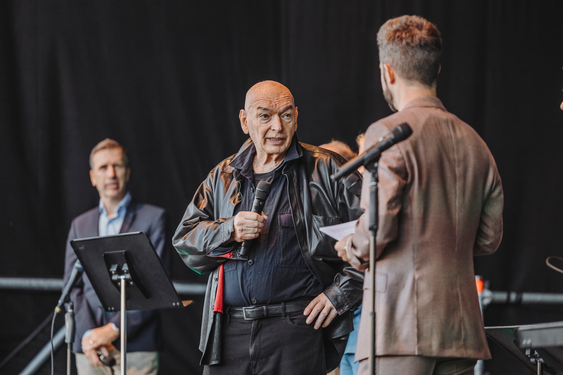 Jean Nouvel Architekt des KKL Luzern im Interview beim 25 Jahr Jubiläum des KKL Luzern